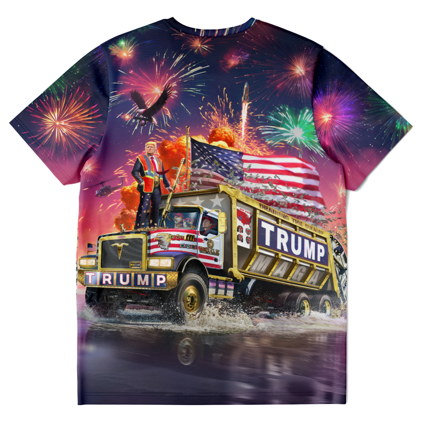 Trump Tank 2025 DOGE AOP - T SHIRT