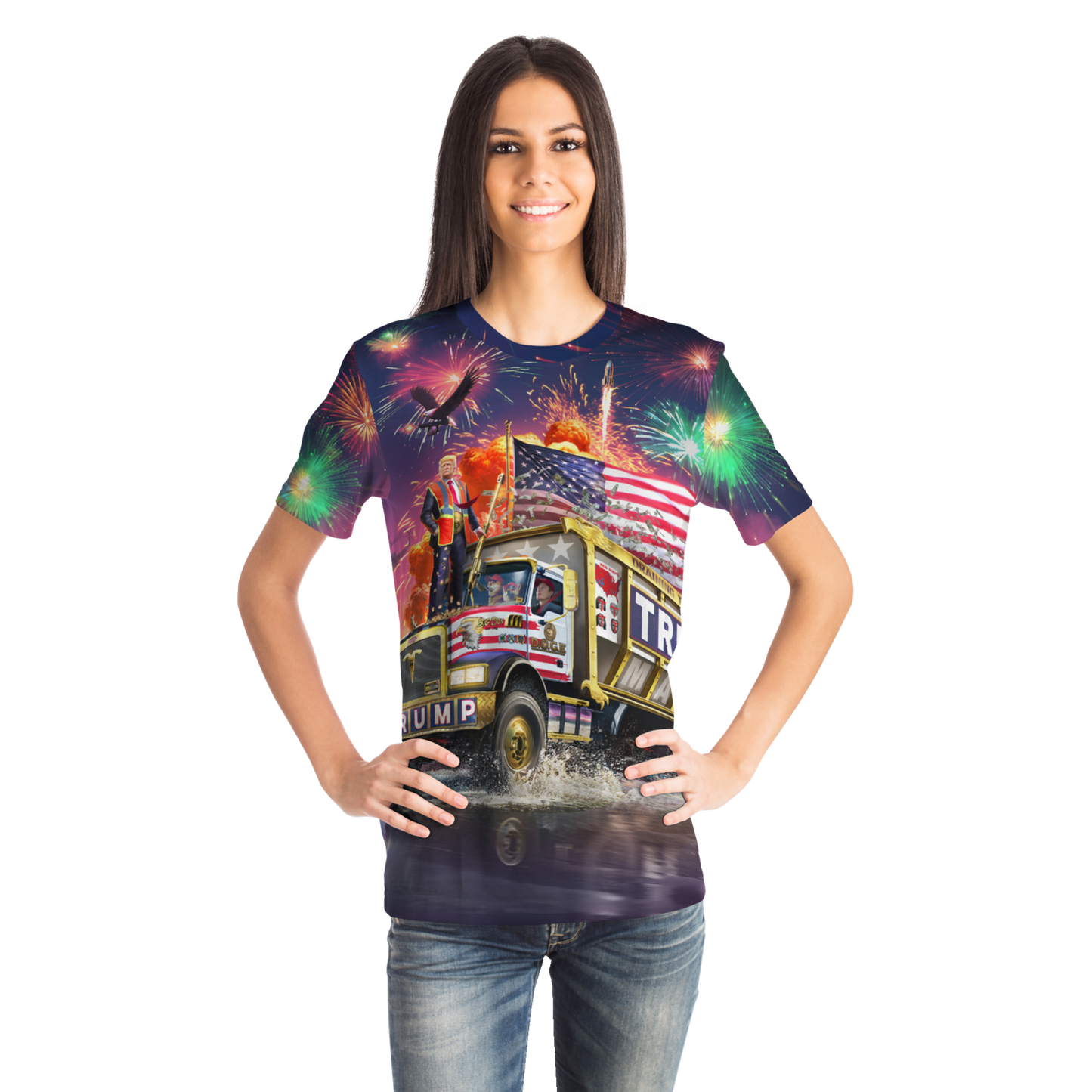 Trump Tank 2025 DOGE AOP - T SHIRT