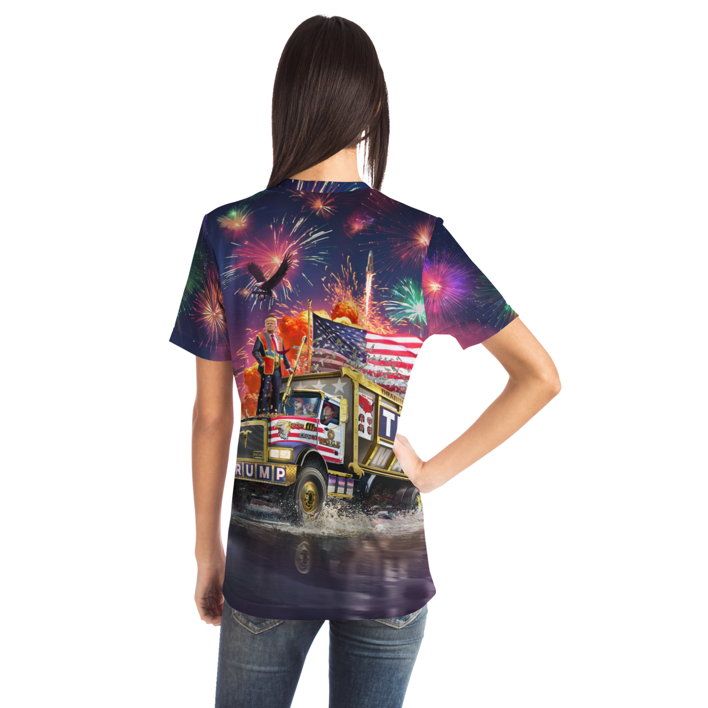 Trump Tank 2025 DOGE AOP - T SHIRT