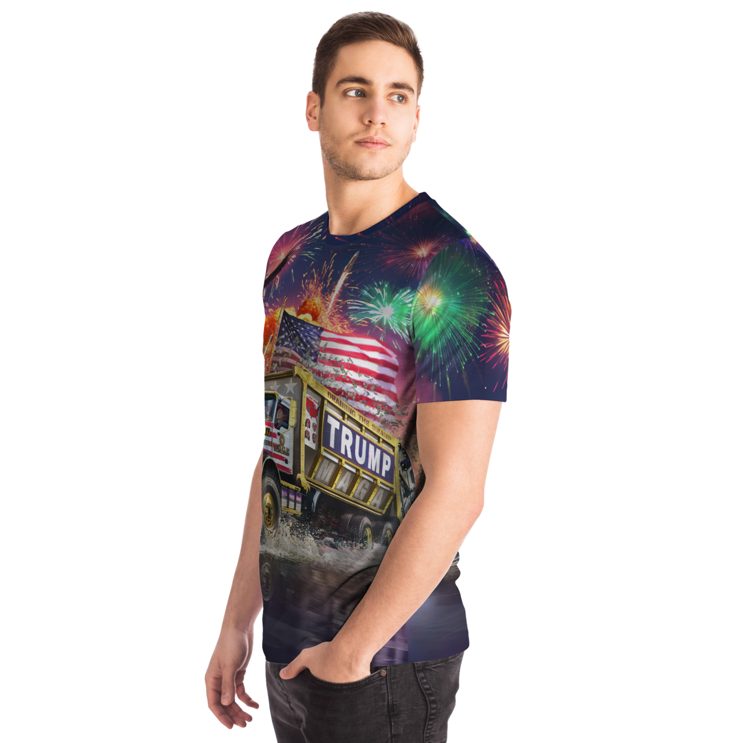 Trump Tank 2025 DOGE AOP - T SHIRT