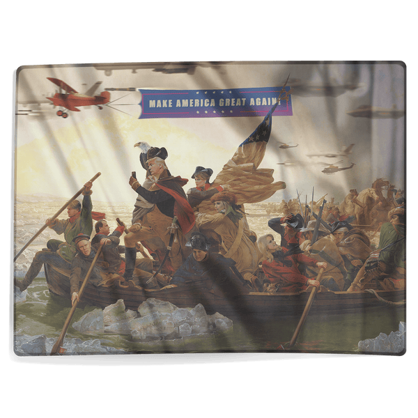 Trump Crossing Delaware Blanket