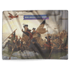 Trump Crossing Delaware Blanket