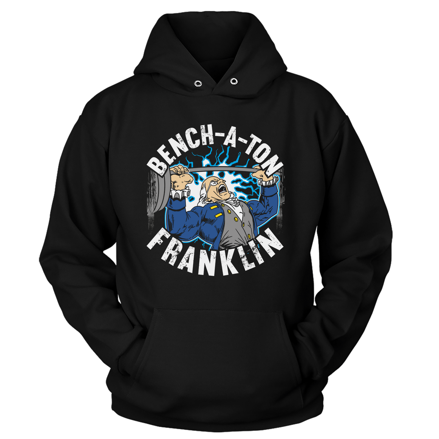 T-shirt Unisex Hoodie / Black / S Bench-a-ton Franklin