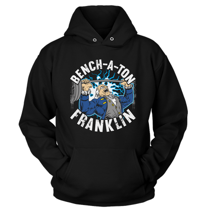 T-shirt Unisex Hoodie / Black / S Bench-a-ton Franklin