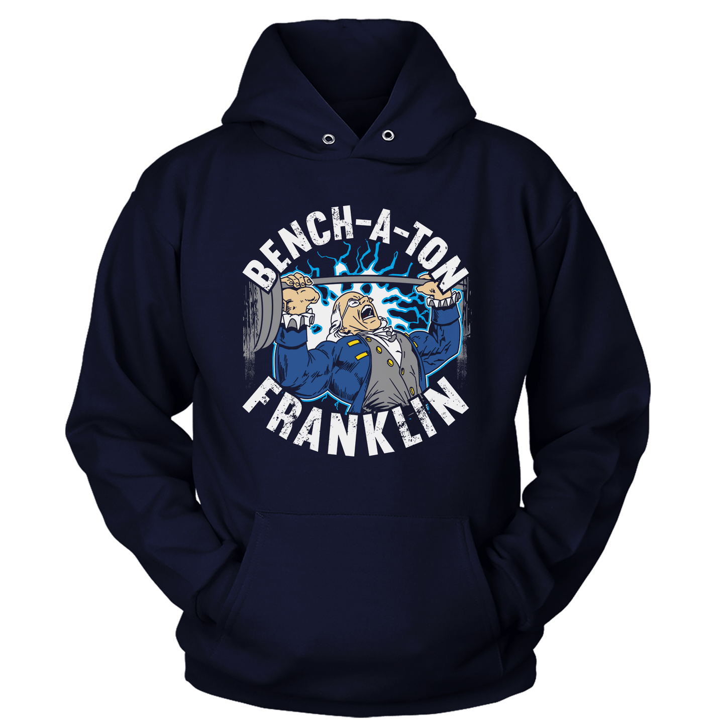 T-shirt Unisex Hoodie / Navy / S Bench-a-ton Franklin