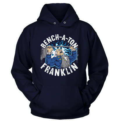 T-shirt Unisex Hoodie / Navy / S Bench-a-ton Franklin