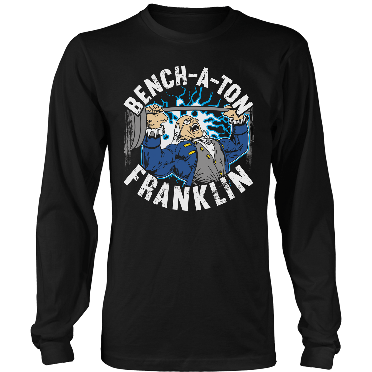 Apparel Mens Long Sleeve / Black / S Bench-a-ton Franklin