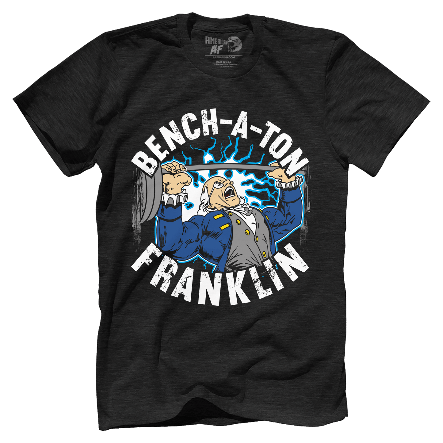 Apparel Premium Mens Triblend Shirt / Vintage Black / S Bench-a-ton Franklin