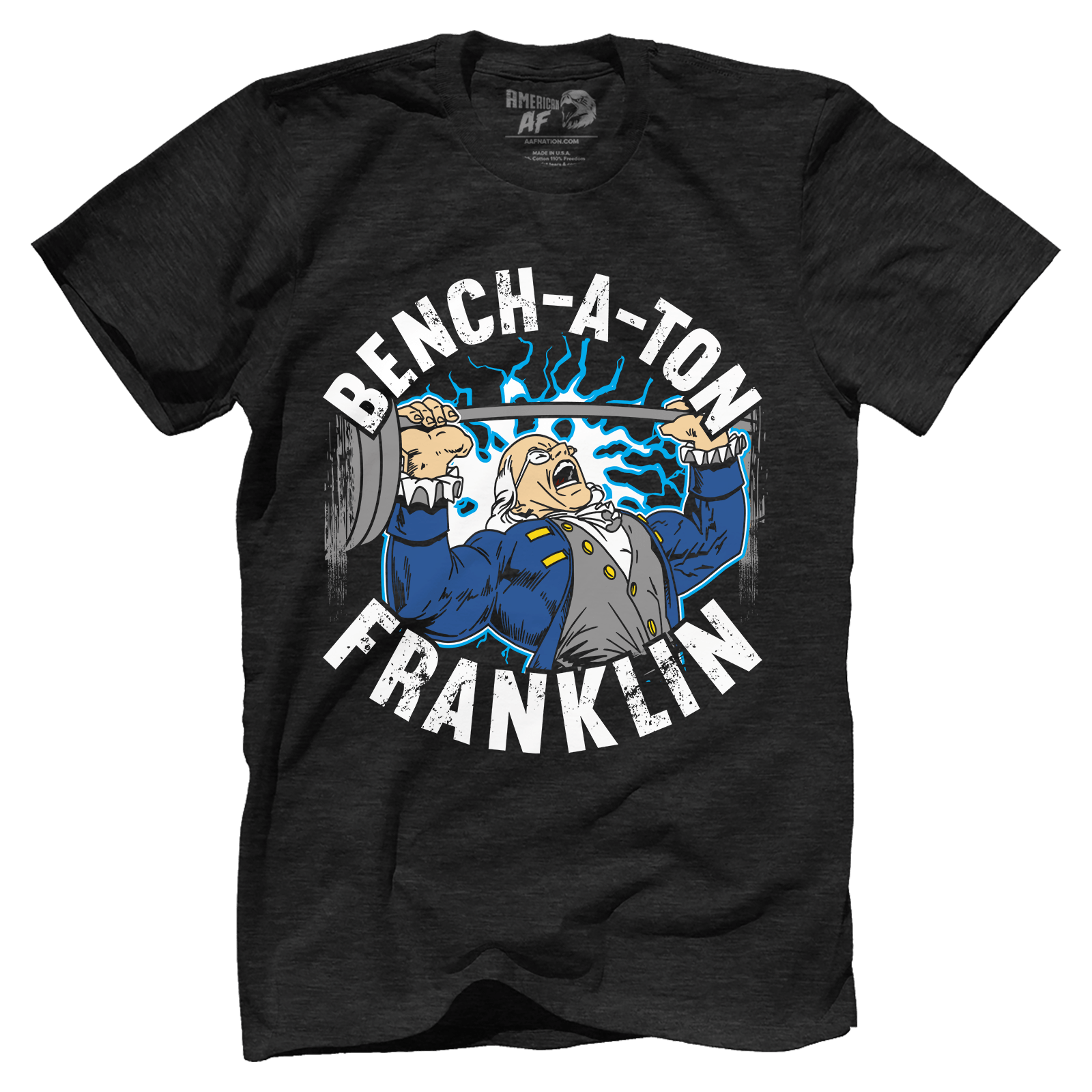 Apparel Premium Mens Triblend Shirt / Vintage Black / S Bench-a-ton Franklin