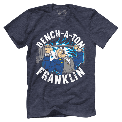 Apparel Premium Mens Triblend Shirt / Vintage Navy / S Bench-a-ton Franklin