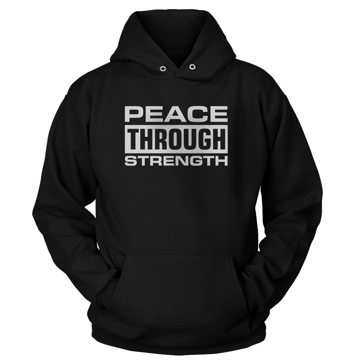 Peace Through Strength v1 Hoodie