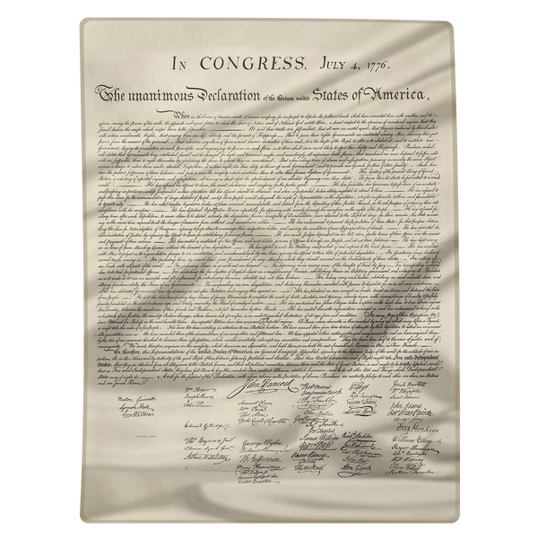 Declaration of Independence Blanket