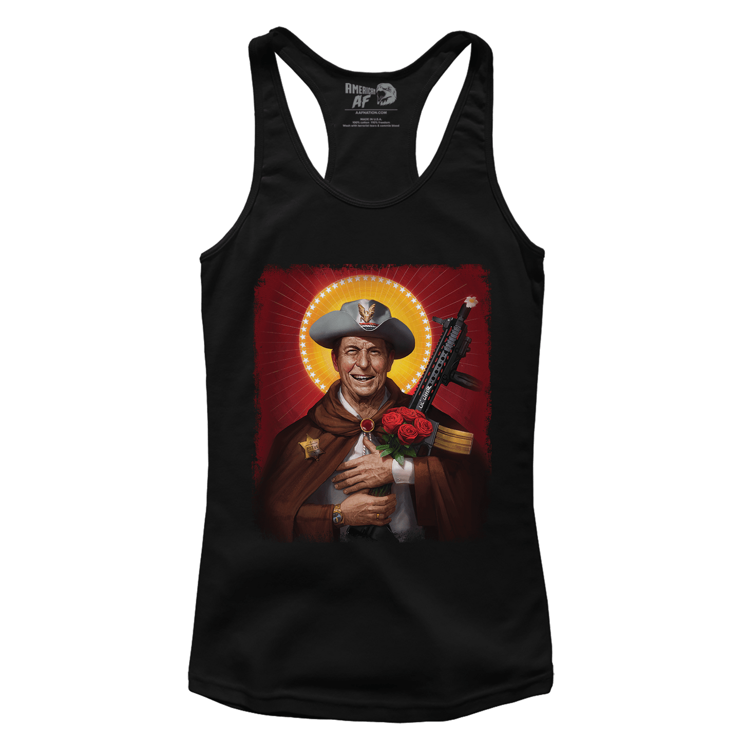 Apparel Premium Ladies Racerback Tank / Black / XS Saint Reagan (Ladies)