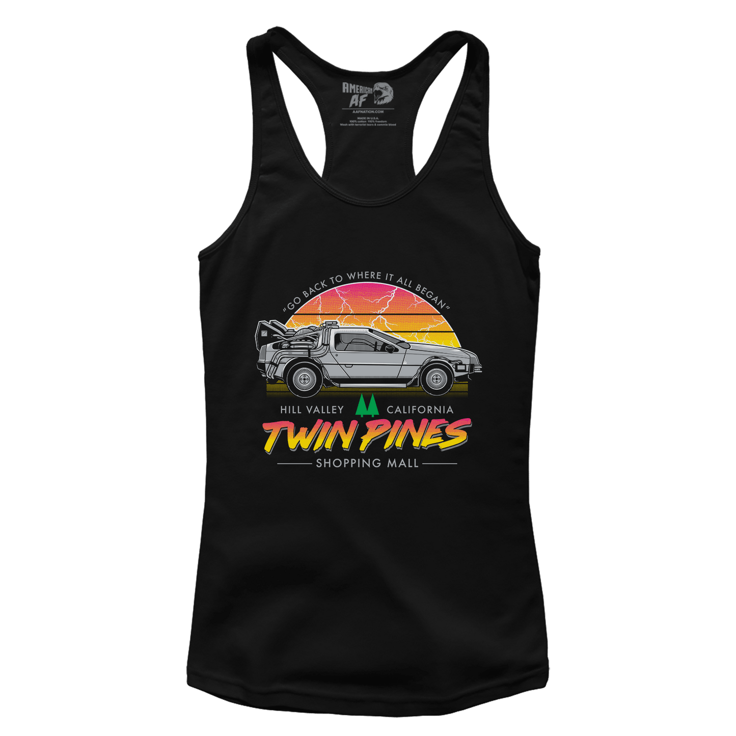 T-shirt Premium Ladies Racerback Tank / Black / XS Twin Pines (Ladies)