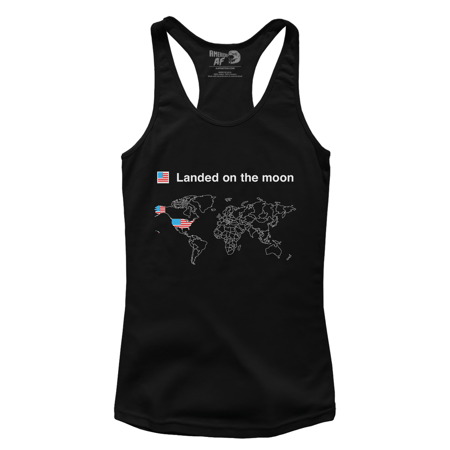 T-shirt Premium Ladies Racerback Tank / Black / XS Moon Landers (Ladies)