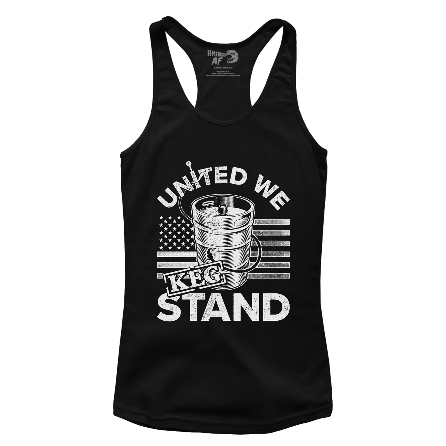 Apparel Premium Ladies Racerback Tank / Black / XS United We Keg (Ladies)