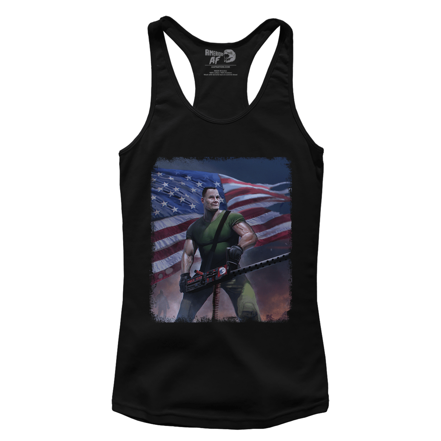 Apparel Premium Ladies Racerback Tank / Black / XS Chesty Puller Frozen Chosin' Zoom 2 (Ladies)