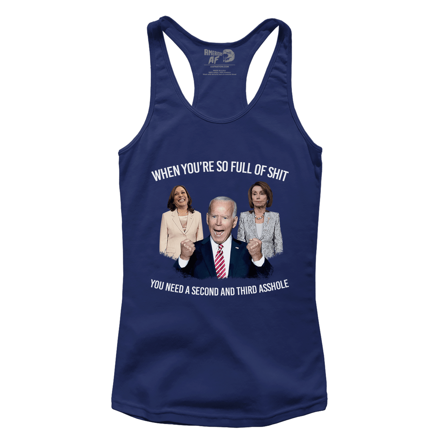 T-shirt Premium Ladies Racerback Tank / Midnight Navy / XS You Need A Second And Third (Ladies)