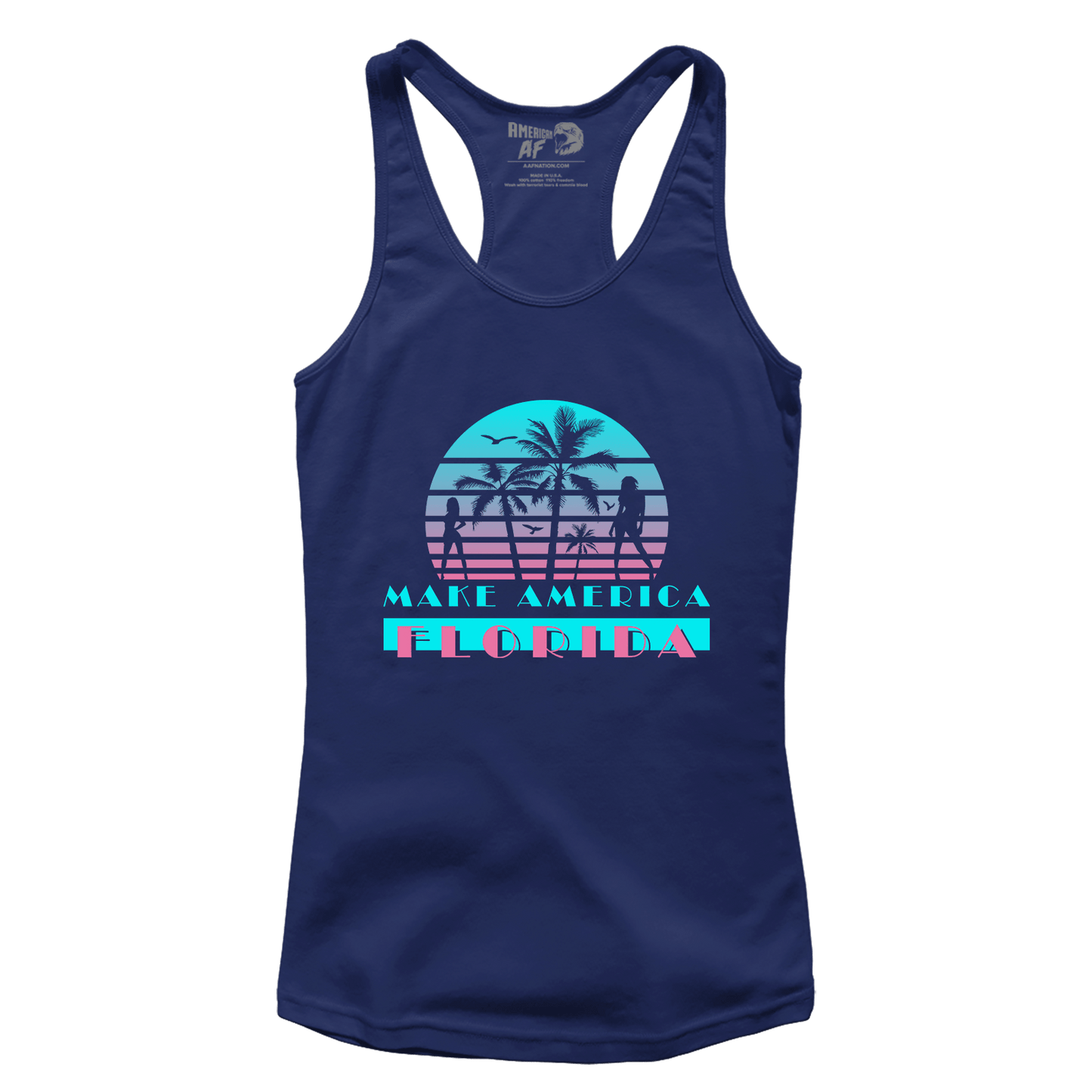 T-shirt Premium Ladies Racerback Tank / Midnight Navy / XS Make America Florida (Ladies)