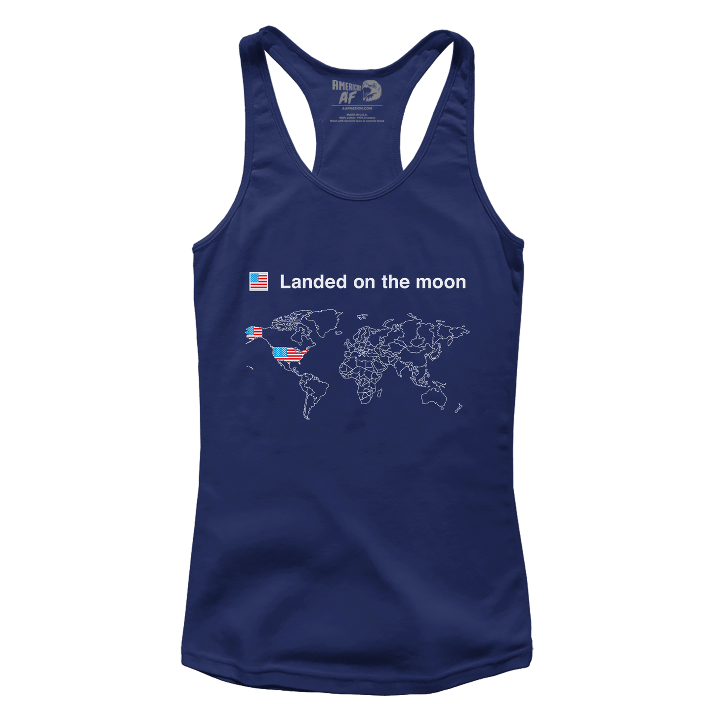 T-shirt Premium Ladies Racerback Tank / Midnight Navy / XS Moon Landers (Ladies)