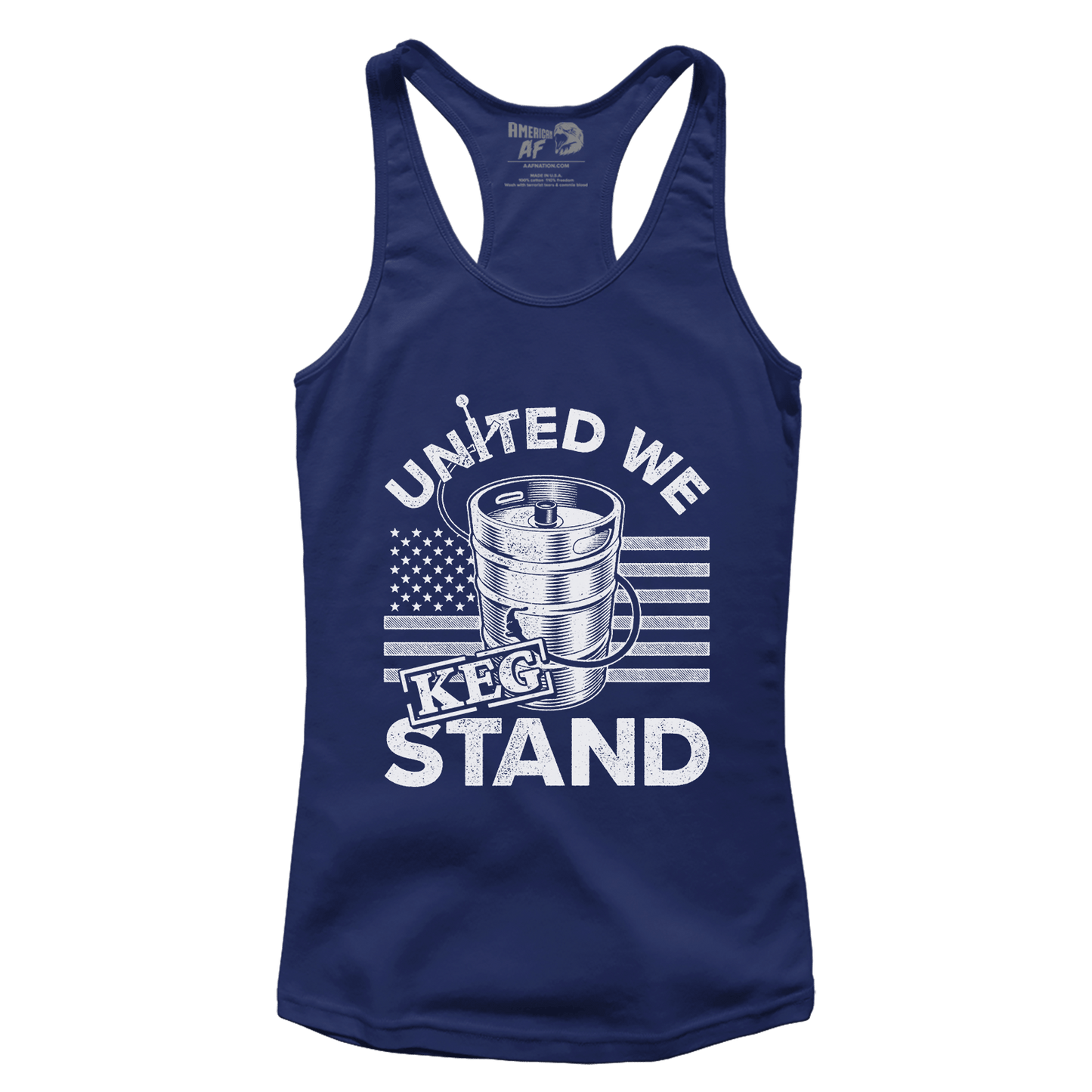 Apparel Premium Ladies Racerback Tank / Midnight Navy / XS United We Keg (Ladies)