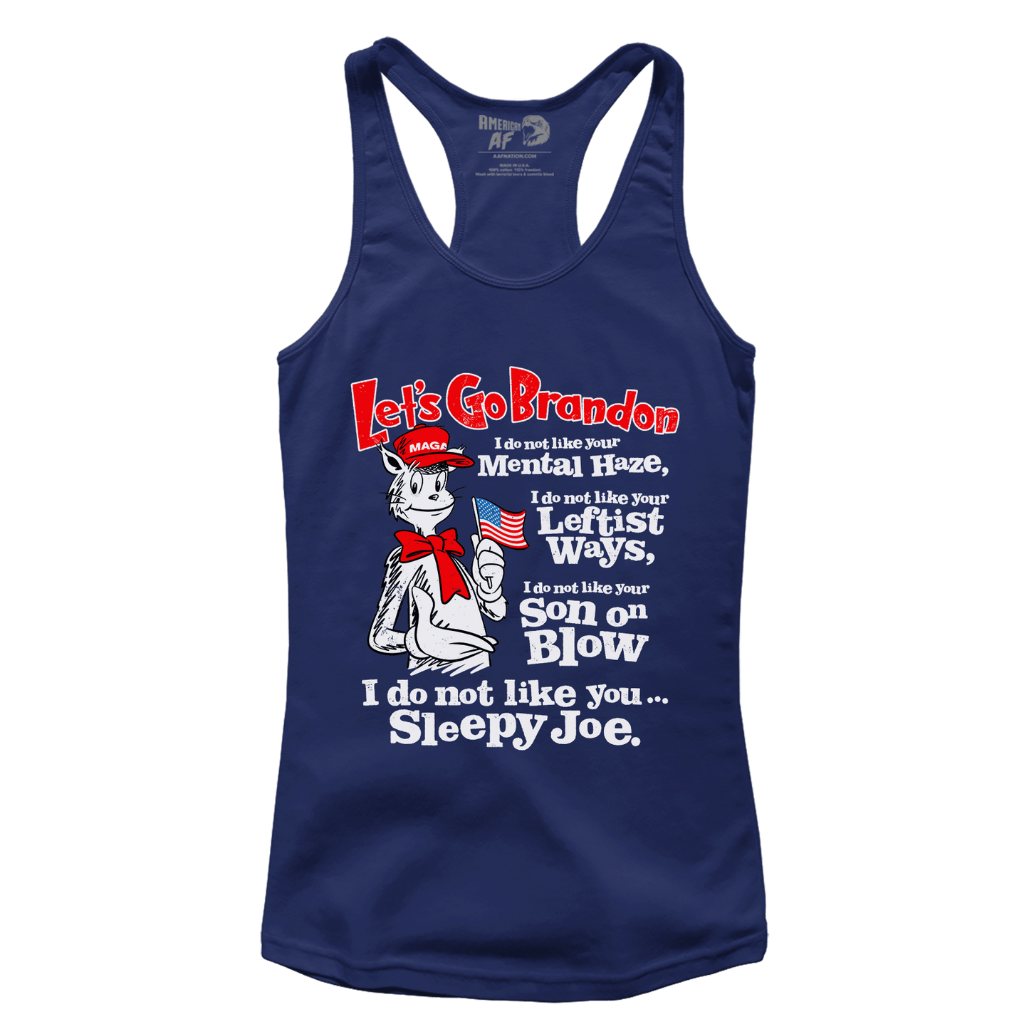Apparel Premium Ladies Racerback Tank / Midnight Navy / XS IDNL Sleepy Joe (Ladies)
