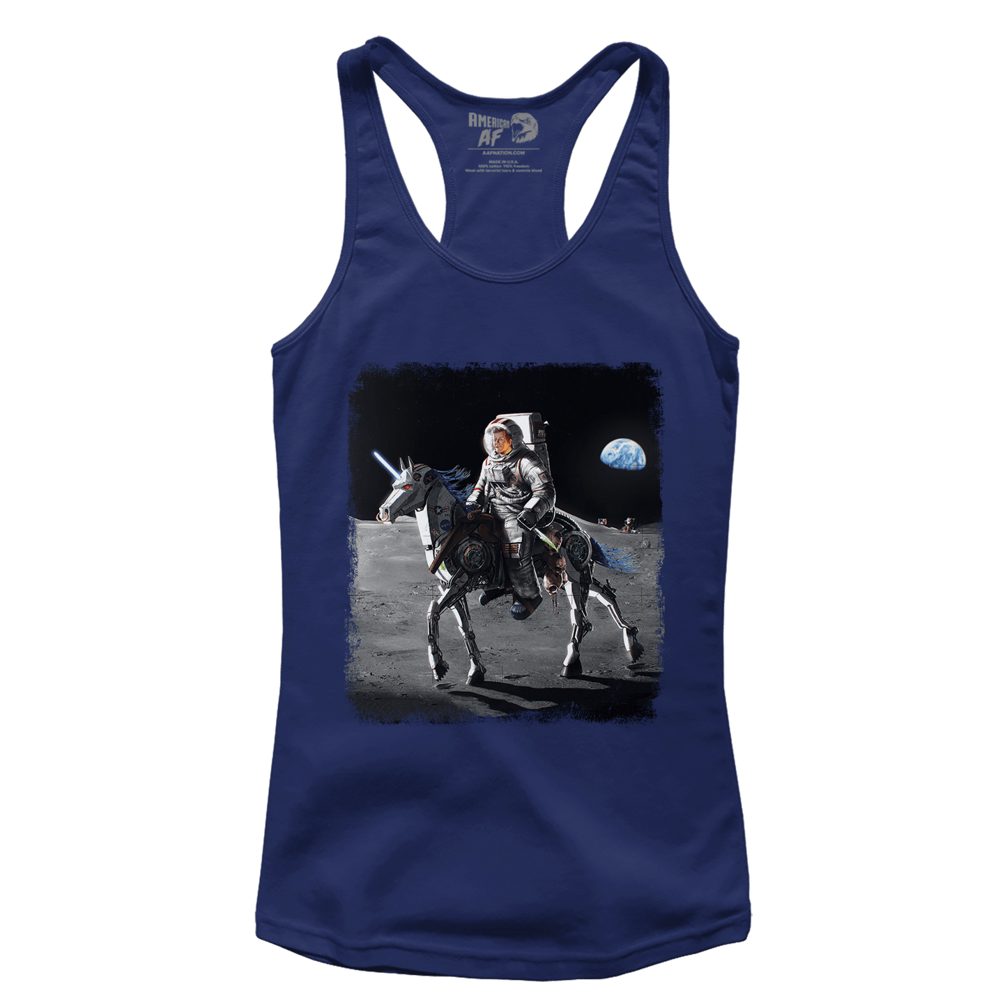 Apparel Premium Ladies Racerback Tank / Midnight Navy / XS JFK Alien Hunter (Ladies)