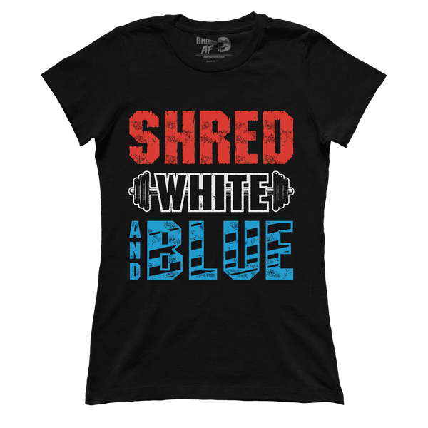 Shred White And Blue (Ladies)