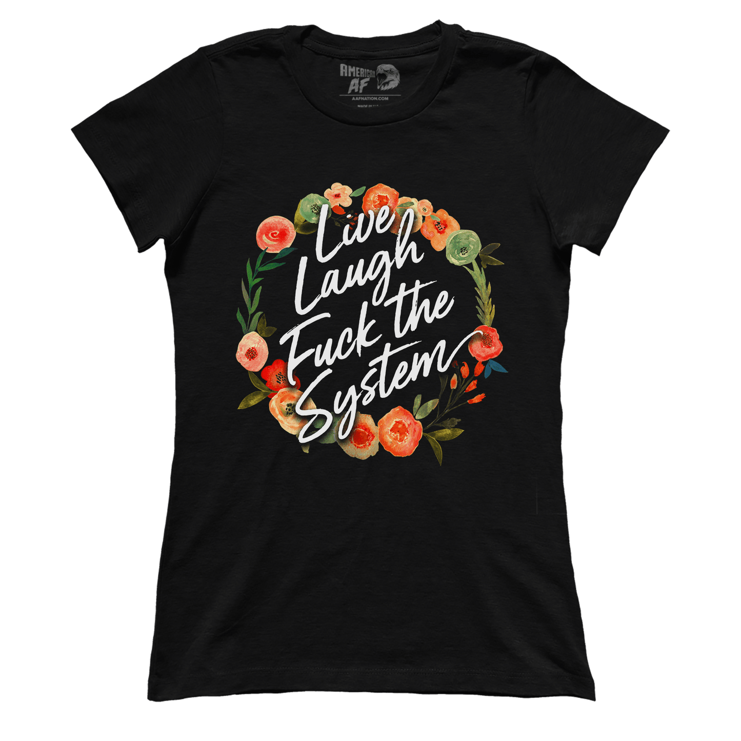T-shirt Premium Ladies Tee / Black / XS Live Laugh (Ladies)