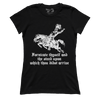 T-shirt Fornicate Thyself (Ladies)