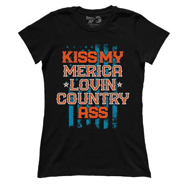 Kiss My Merica Lovin Country (Ladies)
