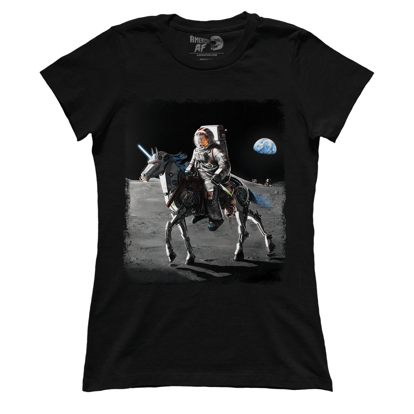 Apparel Premium Ladies Tee / Black / XS JFK Alien Hunter (Ladies)
