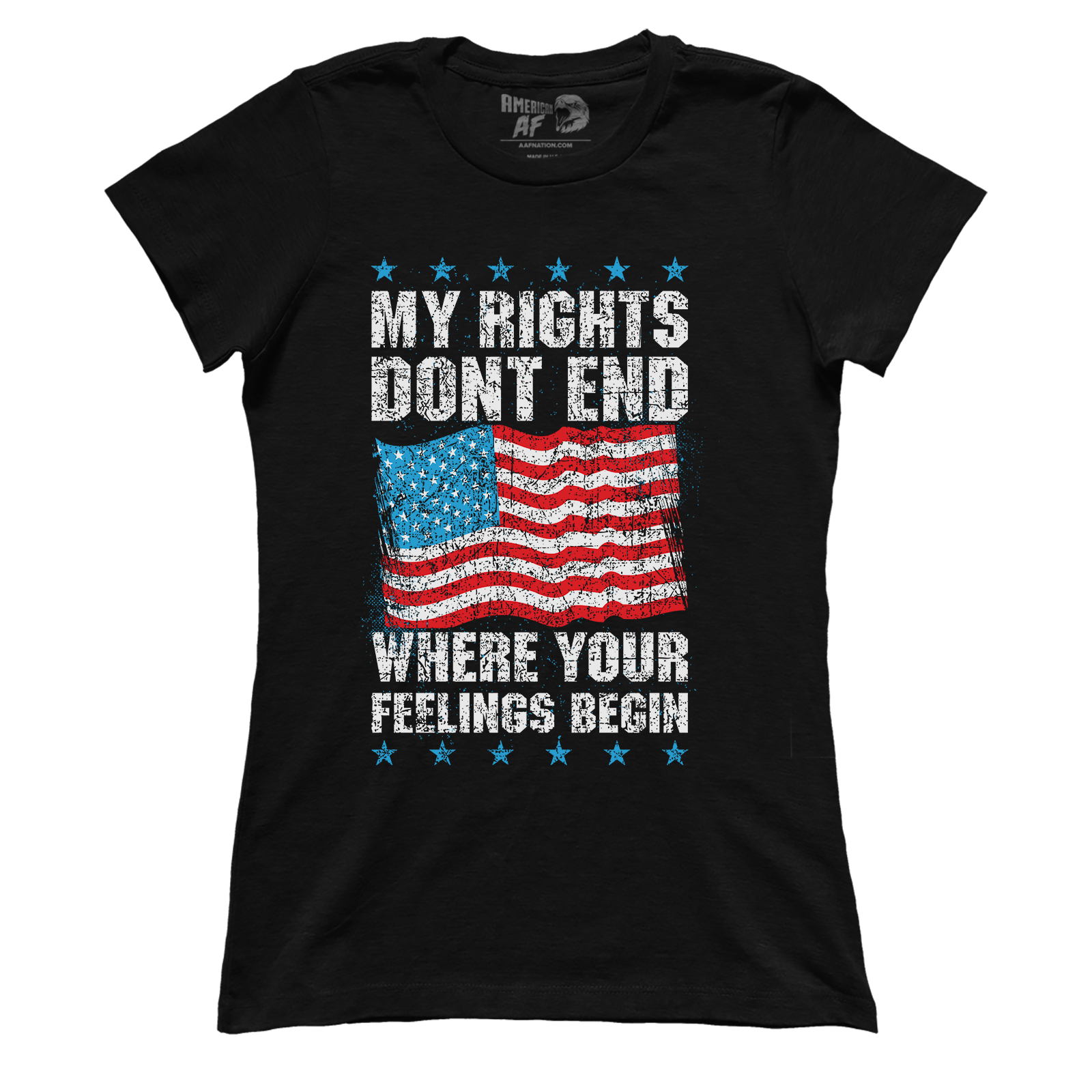 T-shirt My Rights Don't End (Ladies)