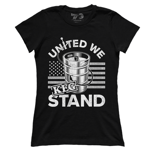 Apparel Premium Ladies Tee / Black / XS United We Keg (Ladies)