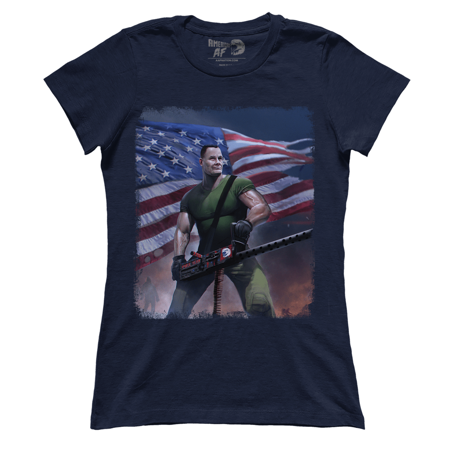 Apparel Premium Ladies Tee / Midnight Navy / XS Chesty Puller Frozen Chosin' Zoom 2 (Ladies)