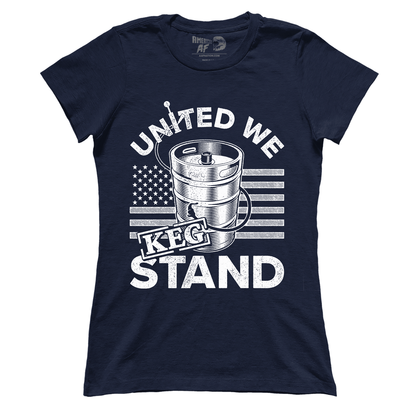 Apparel Premium Ladies Tee / Midnight Navy / XS United We Keg (Ladies)