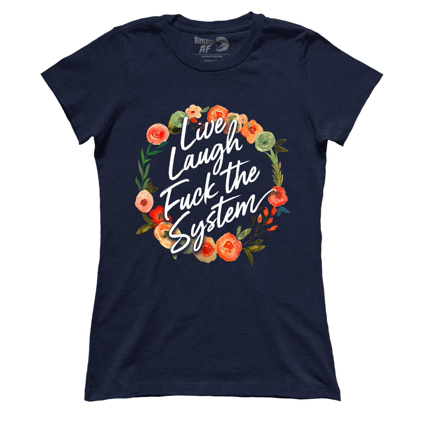 T-shirt Premium Ladies Tee / Midnight Navy / XS Live Laugh (Ladies)