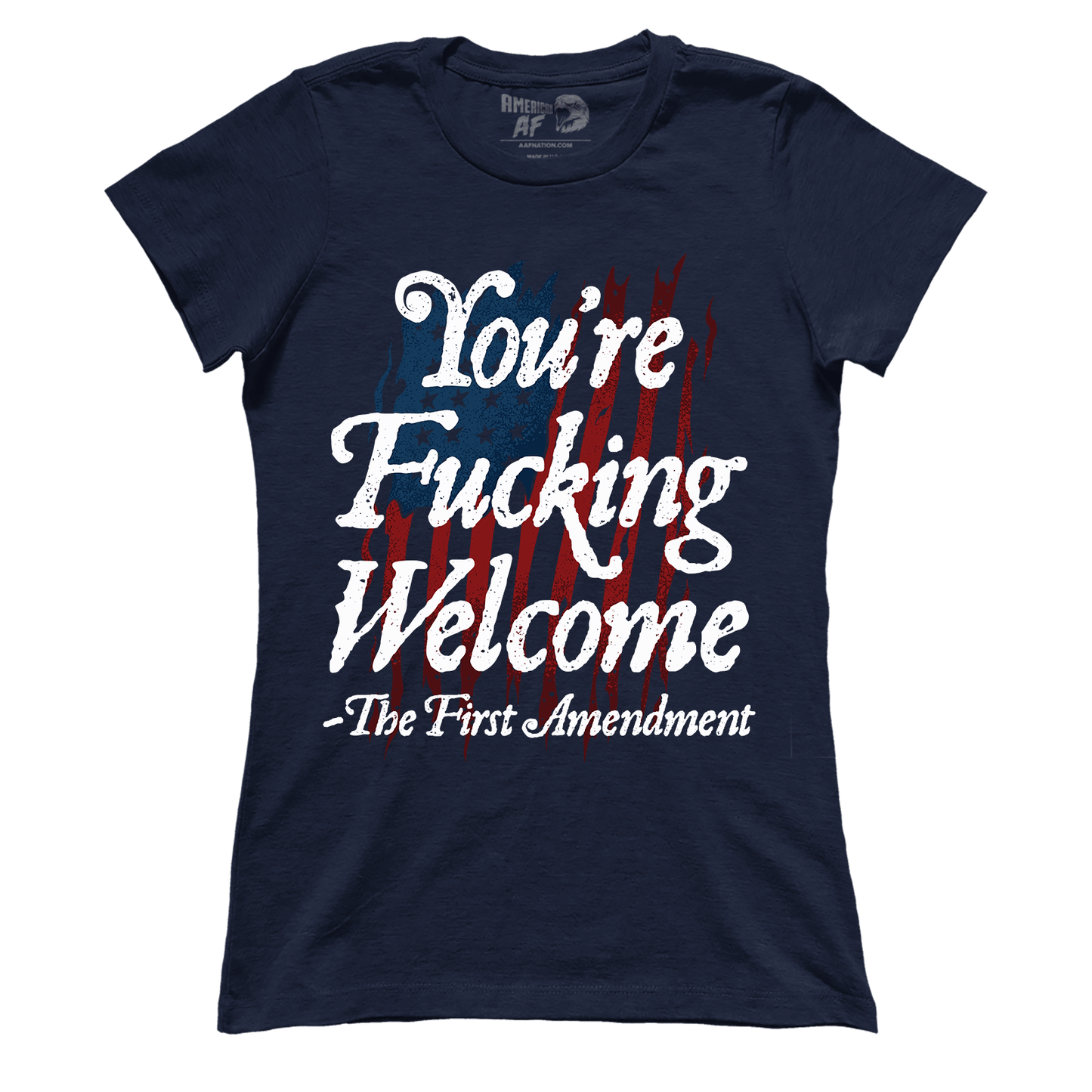 T-shirt Premium Ladies Tee / Midnight Navy / XS You're Fucking Welcome (Ladies)