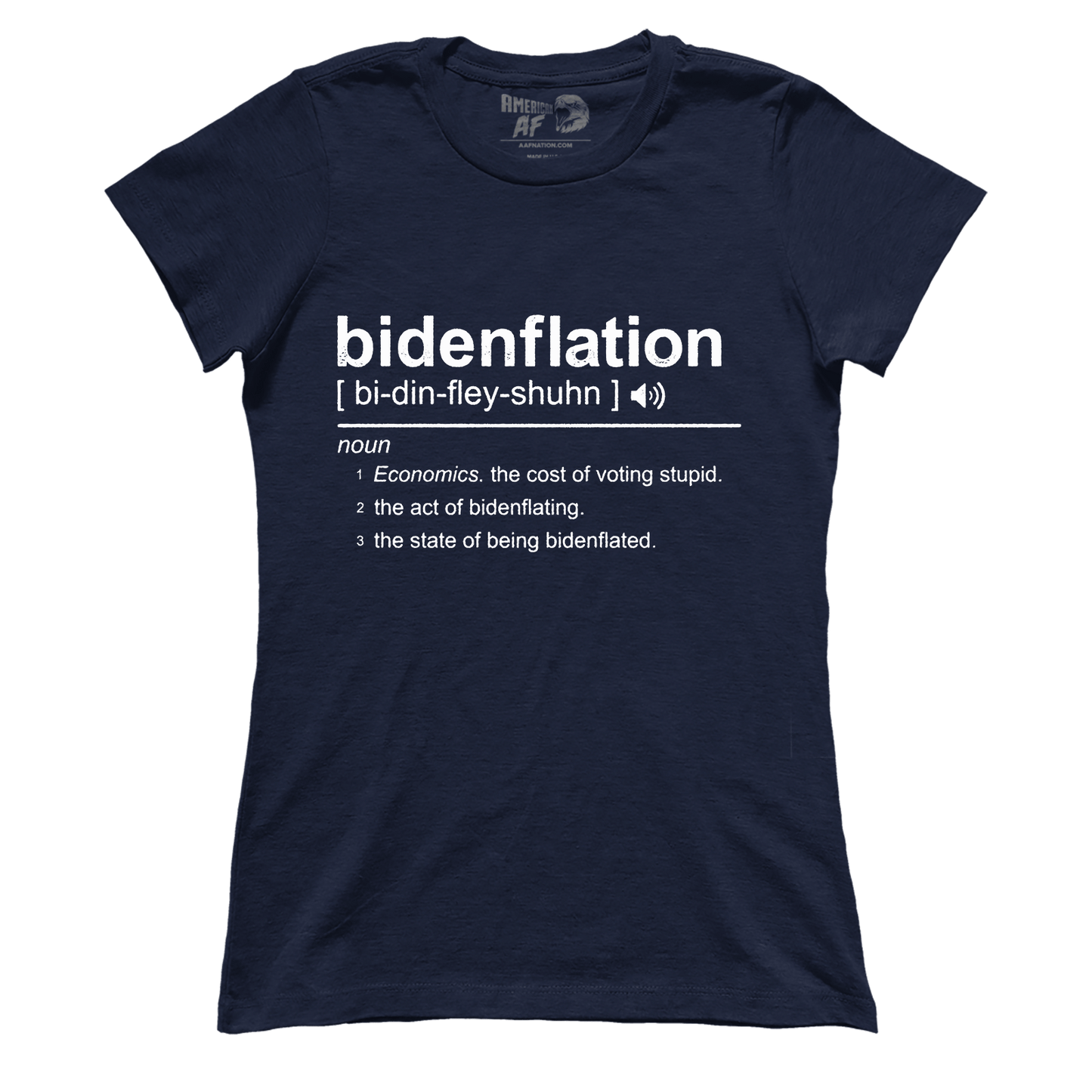 T-shirt Premium Ladies Tee / Midnight Navy / XS Bidenflation (Ladies)