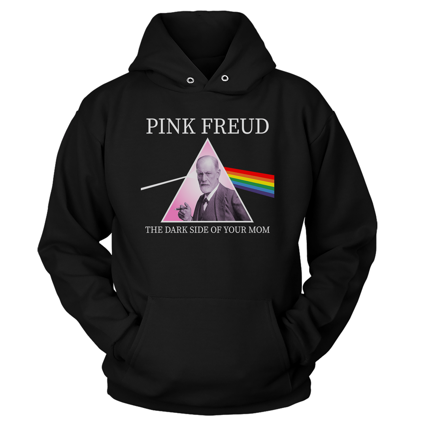 Pink Freud - Dark Side of Your Mom (parody) Ladies Hoodie