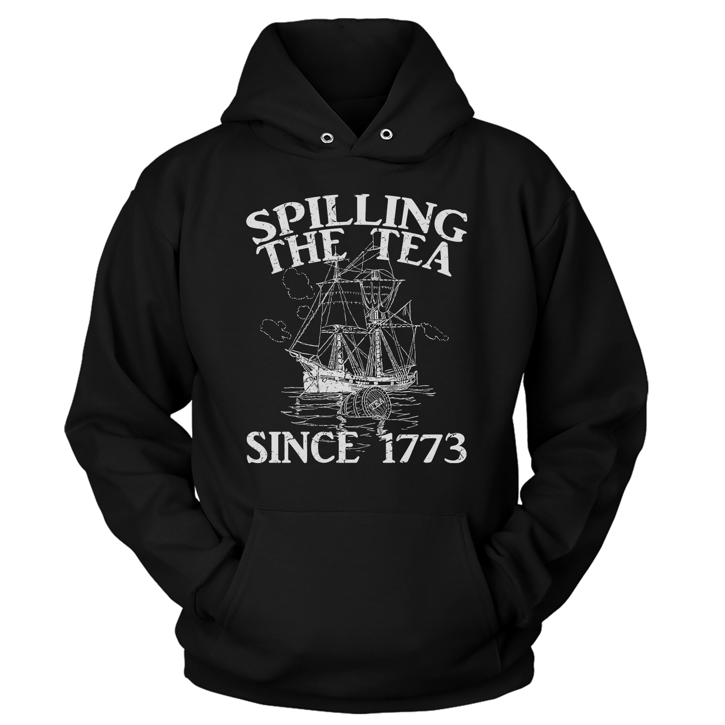 Apparel Premium Soft Hoodie / Black / XS Spilling The Tea Since 1773 (Ladies)