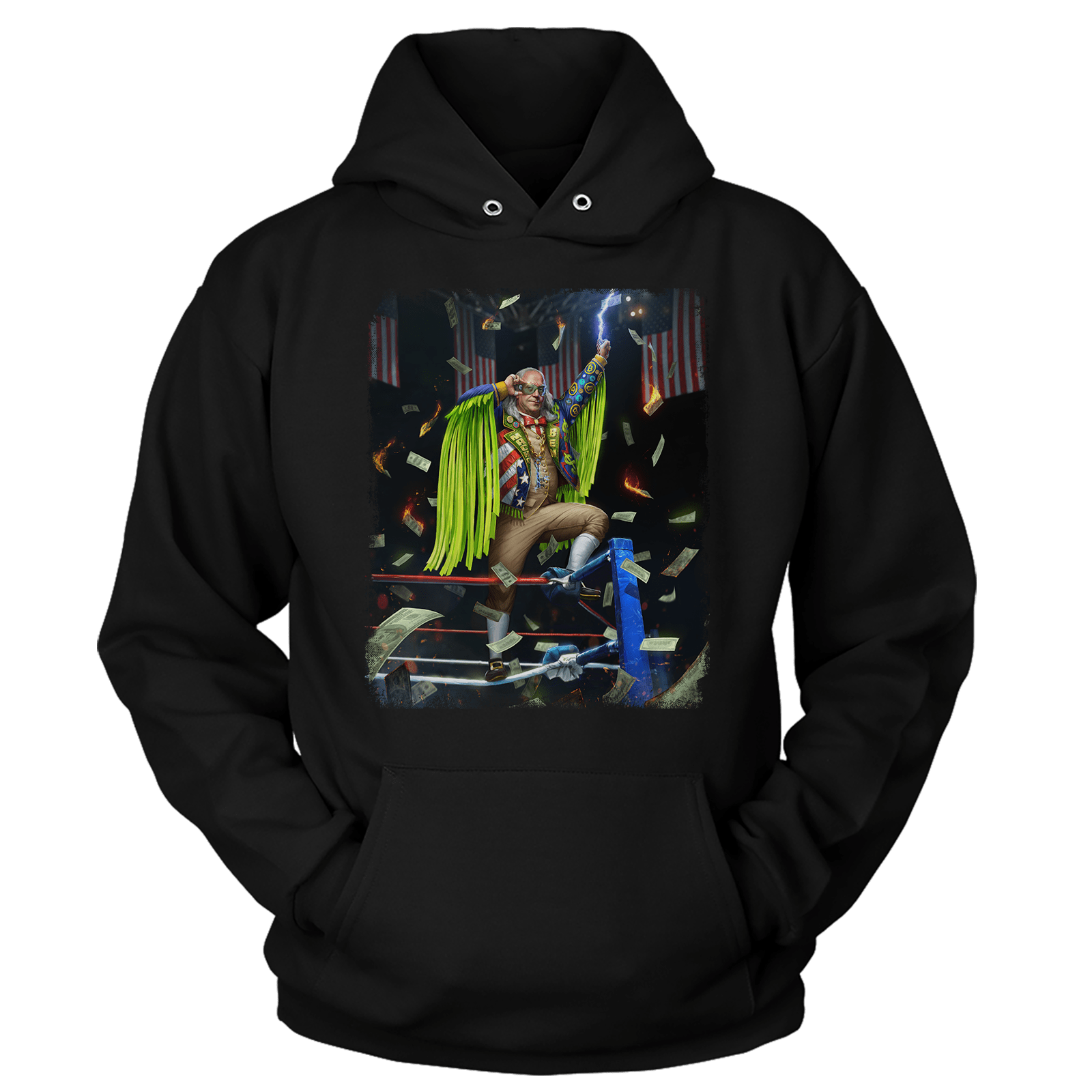 Apparel Unisex Hoodie / Black / S Benny F Wrestler