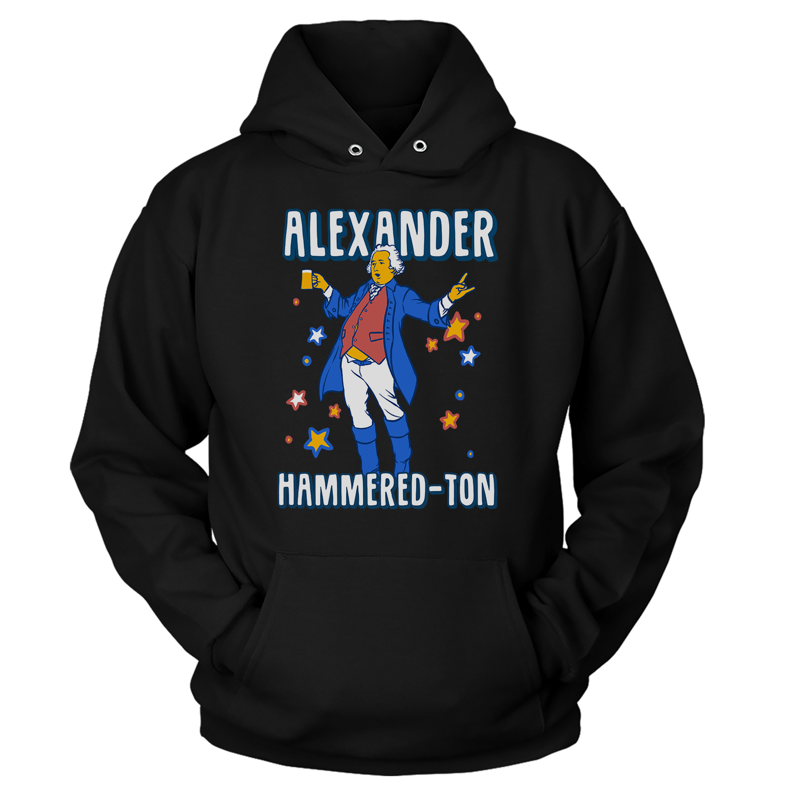 T-shirt Unisex Hoodie / Black / S Let's Get Alexander Hammered-Ton