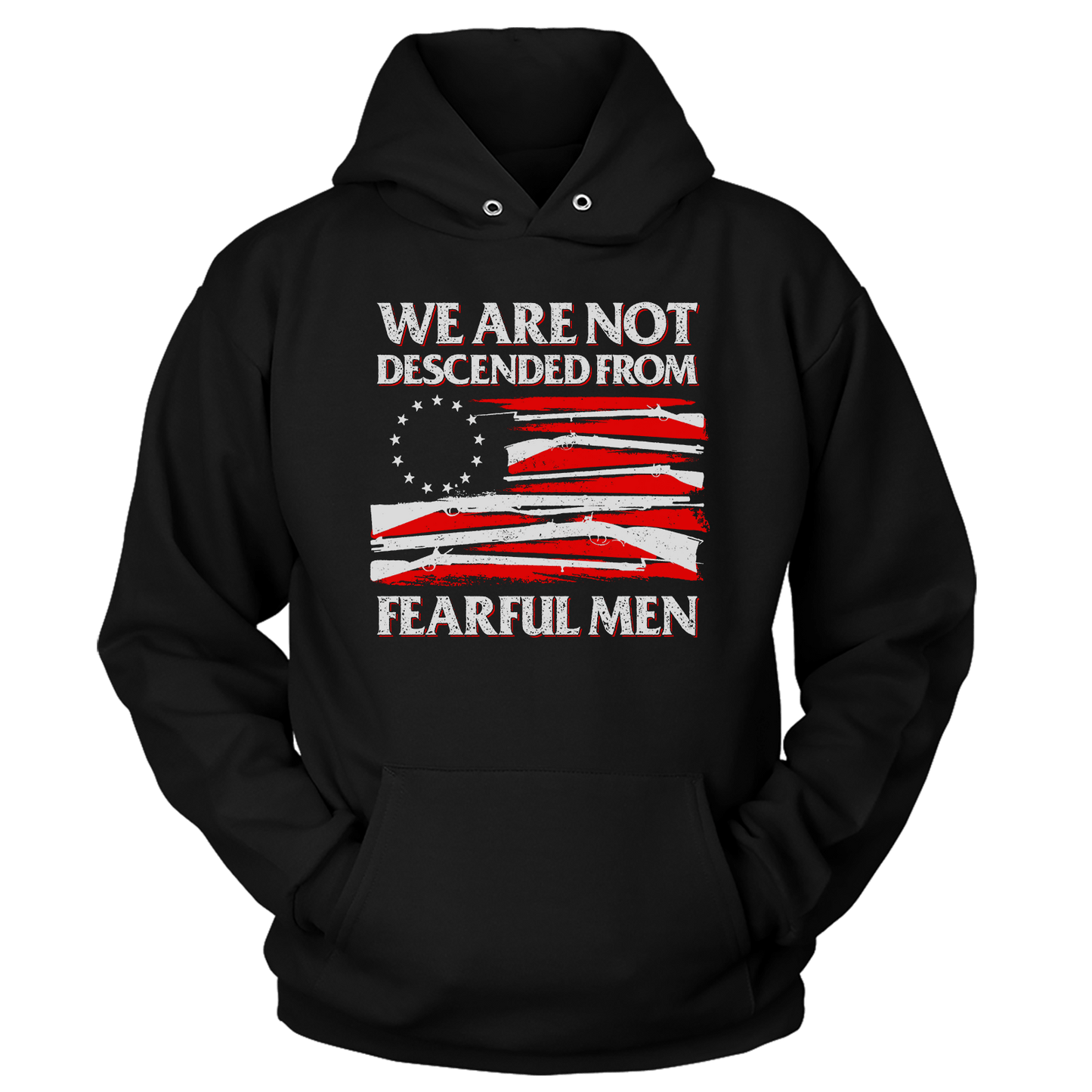 T-shirt Premium Soft Hoodie / Black / XS Not Descended From Fearful Men (Ladies)