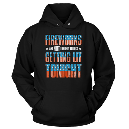 Apparel Unisex Hoodie / Black / S Getting Lit Tonight