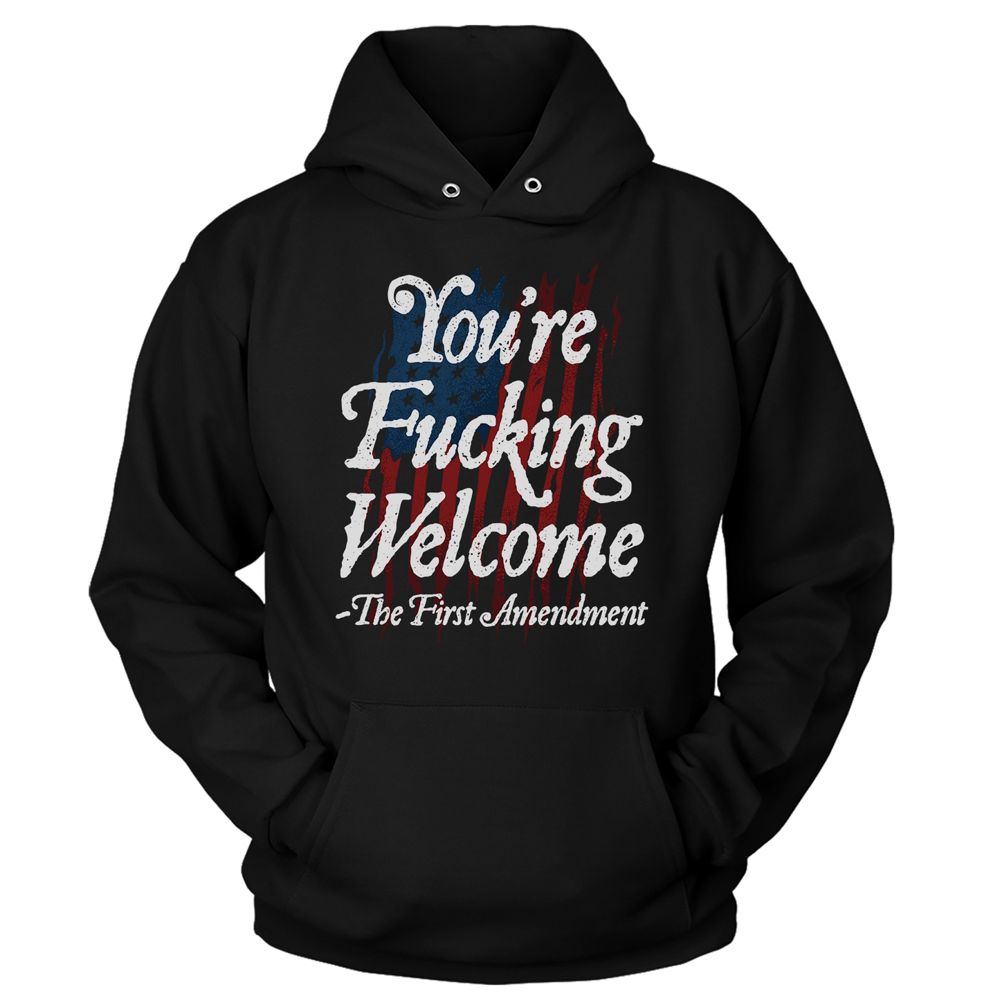 T-shirt Premium Soft Hoodie / Black / XS You're Fucking Welcome (Ladies)