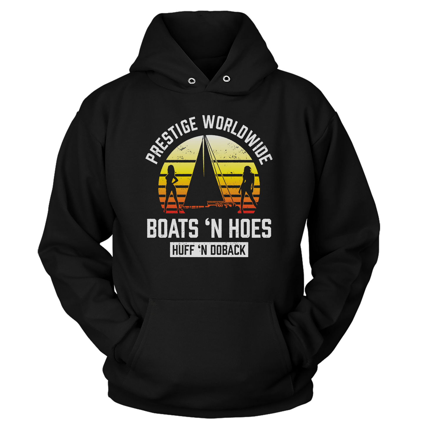 T-shirt Unisex Hoodie / Black / S Boats 'N Hoes