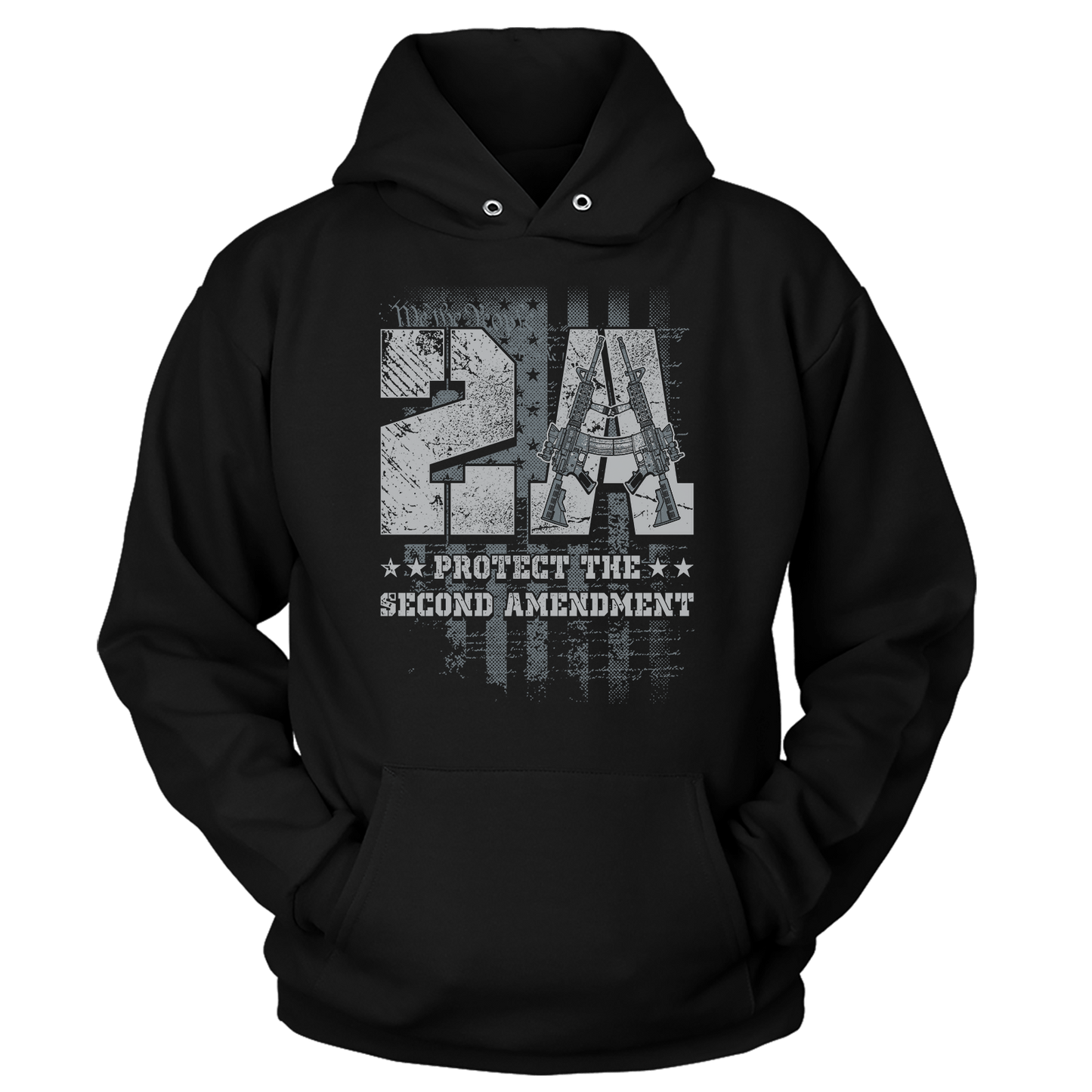 T-shirt Premium Soft Hoodie / Black / XS Protect 2A (Ladies)