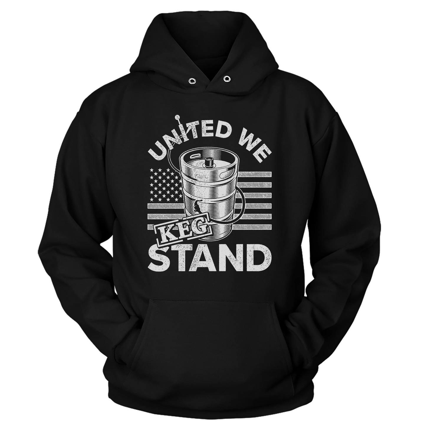 Apparel Premium Soft Hoodie / Black / XS United We Keg (Ladies)