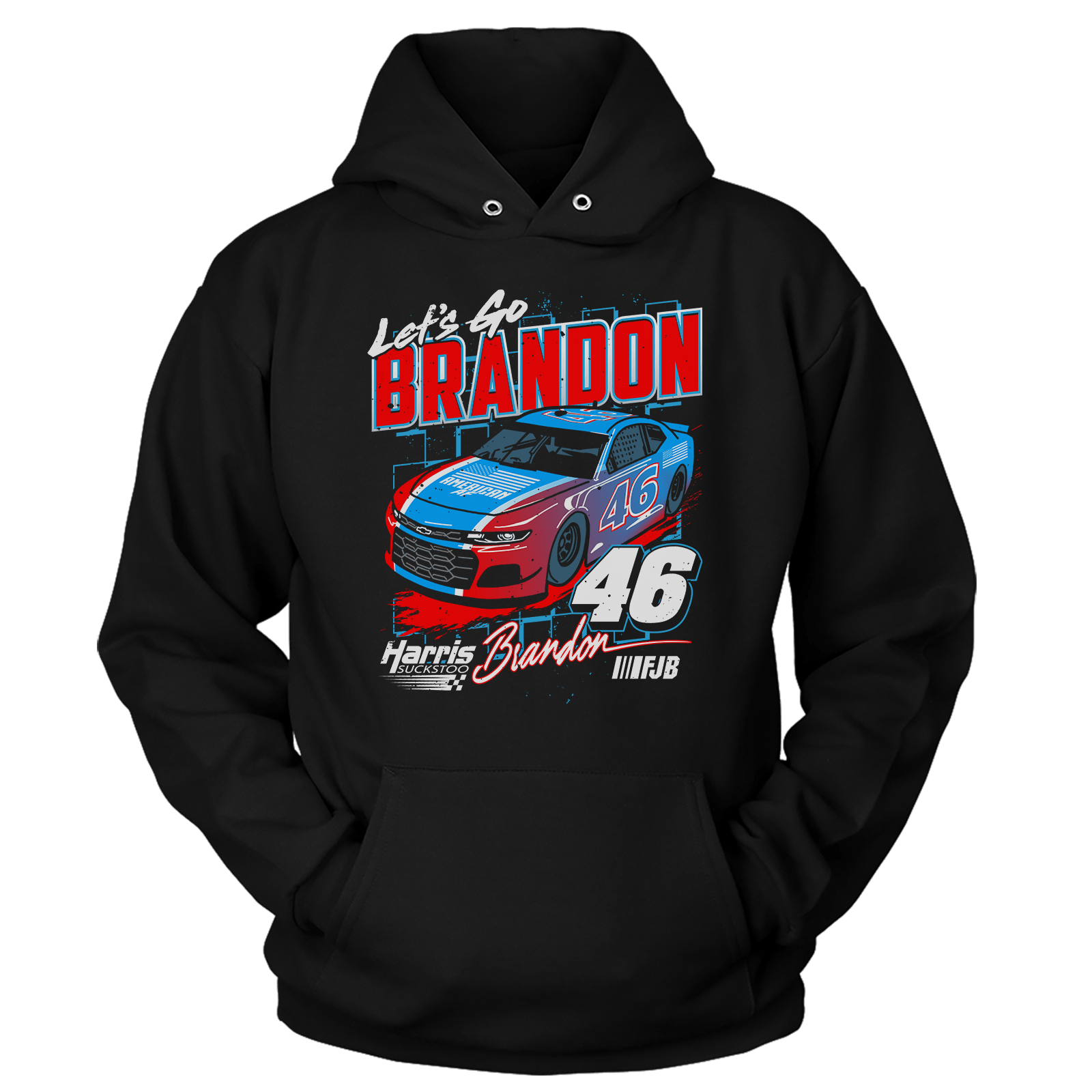 T-shirt Unisex Hoodie / Black / S Let's Go Brandon V2